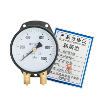 和居态 双针压力表 0-1000Kpa 个