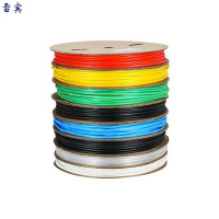 雷宾 塑料热缩绝缘套管 4mm*200m 黑红黄蓝绿 卷