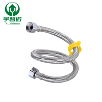 宇智诺 不锈钢编织软管 编织进水管龙头热水器冷热上水管防爆高压管 4分100cm 根