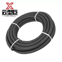 云型巨 高压胶管 黑色夹布橡胶管黑胶管水管软管胶皮管蒸汽管 20mm 单位:米