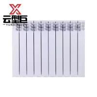 云型巨 双金属压铸铝暖气片 集中供暖壁挂炉 80*120mm中心距1200mm 单位: 柱