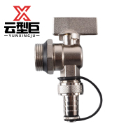 云型巨 地暖分水器暖气片放水阀门 地热分水器放水阀排水排气排污阀门 DN25 单位:个