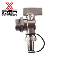 云型巨 地暖分水器暖气片放水阀门 地热分水器放水阀排水排气排污阀门 DN25 单位:个