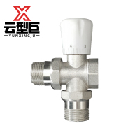 云型巨 三通内外丝温控阀 家用暖气片散热器配件 DN20 单位:个