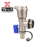 云型巨 地暖分水器暖气片放水阀门 地热分水器放水阀排水排气排污阀门 1.2寸 单位:个