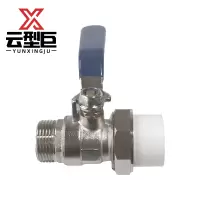 云型巨 PPR外丝球阀 PPR管配件 塑料管配件 40*1.2 单位:个