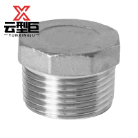 云型巨 不锈钢六角外丝堵头 不锈钢管件 304 单位:个