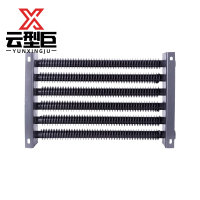 云型巨 翅片管暖气片 钢制散热器立式翅片管暖气片 单位:米
