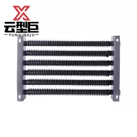 云型巨 翅片管暖气片 钢制散热器立式翅片管暖气片 单位:米