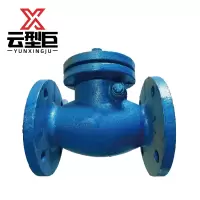 云型巨 铸铁法兰止回阀 H44T-16/DN100 个
