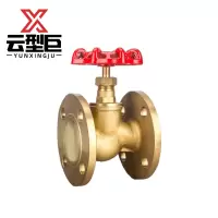云型巨 黄铜法兰截止阀 DN80 个