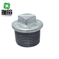珈瑄 镀锌管堵 钢管水管水暖配件消防管件 DN20 单位:个