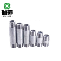 珈瑄 镀锌长对丝 钢管水管水暖配件消防管件DN32*10cm单位:根