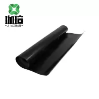 珈瑄 橡胶板工业黑色皮垫防滑耐磨加厚减震胶皮绝缘板 2mm 单位:千克