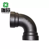 珈瑄球墨铸铁管弯头 铸铁双承90度弯头给水承插式弯头 DN150 单位:个