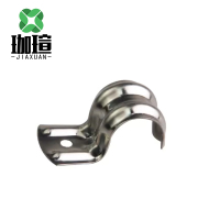 珈瑄 不锈钢P型单边线卡 M5 不锈钢管卡电线卡子线缆固定扣P形管夹压线卡 单位:个