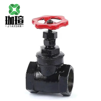 珈瑄 铸铁截止阀 高温蒸汽丝扣阀门直通铸铁内螺纹 DN32 个