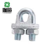 珈瑄 钢丝绳夹头 不锈钢钢丝绳夹头钢丝绳卡头U型锁扣卡扣紧绳器 M8 单位:个