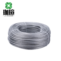 珈瑄 镀锌钢丝绳 多股细丝防旋转软油丝绳钢芯镀锌钢丝绳 18mm 单位:米
