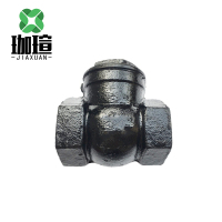 珈瑄 铸铁止回阀 螺纹水管暖气开关阀门 DN40 个