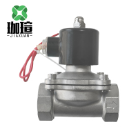 珈瑄 不锈钢电磁阀 电磁水阀常闭气阀开关水管电子阀电动阀 DN40 个