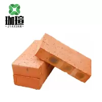 珈瑄 红砖 建筑用材料实心砖头装饰砖块打灶砖砌墙红砖 240*115*53mm 块