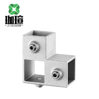 珈瑄 镀锌方管连接件立体四通 质量保证免打孔 20mm 个