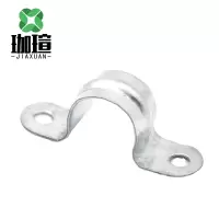 珈瑄 骑马卡加厚 铝合金离墙码不锈钢线管骑马卡管夹 DN65 个