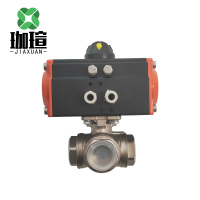 珈瑄 L型三通球阀 1寸 个