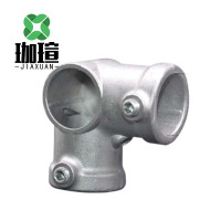 珈瑄 镀锌圆管连接立体三通 个