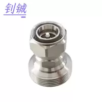 钊铖 馈线转接头4.3miniDIN7/8公头转7/8母接头/个