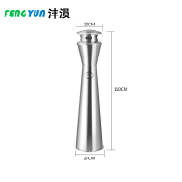 沣涢 不锈钢烟灰柱 270*270*1100mm 个