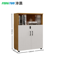 沣涢 落地文件柜 储物柜 2门 个