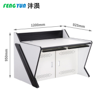 沣涢 监控操作台 调度桌 双联 台