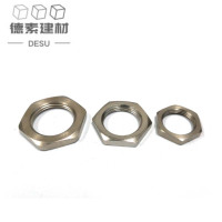 德素 六角镀锌薄螺母 M22 /个