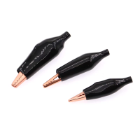 带护套鳄鱼夹电力测试夹(颜色需备注) KMD