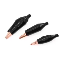 带护套鳄鱼夹电力测试夹(颜色需备注) KMD