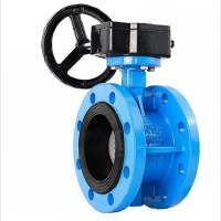 艾菲勒 蝶阀 法兰涡轮对夹蝶阀 D341X-10/16 球墨铸铁蝶阀