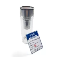 兰雅昀 梓钢红木铂晶底玻璃杯 380ml 个