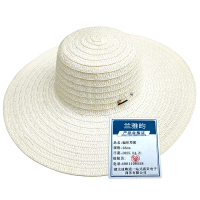 兰雅昀 编织草帽 38cm 顶