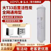 溢泰康富乐KEMFLO 净水器通用滤芯 10寸快接式椰壳大T33后置活性炭支