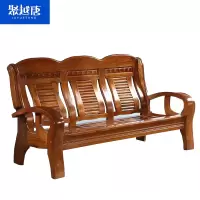 聚越唐(JUYUETANG)北欧简约三人沙发大尺寸头层牛皮可调节头枕耐用舒适家居