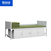 聚越唐 JUYUETANG 实木大床 高档进口橡木 极简北欧设计 双层音抽屉 家居