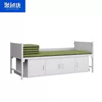 聚越唐 JUYUETANG 实木大床 高档进口橡木 极简北欧设计 双层音抽屉 家居