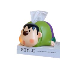 科奕尚 卡通可爱胖虎纸巾盒家用 个