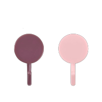 科奕尚 马卡龙挂钩墙壁贴墙上承重透明无痕挂勾 个