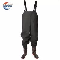 际华宏达 加厚PVC防水工作服 连体下水裤 JHHD-14 /条