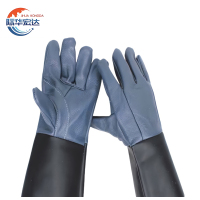 际华宏达 全皮电焊手套 均码/双