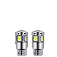金电石 示宽灯改装汽车led透镜t10小灯泡超亮车外灯日行灯行车灯插泡通用 个