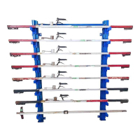 晖旭源 工具存放架 道尺架 1.5*1.2m (上墙款) 组